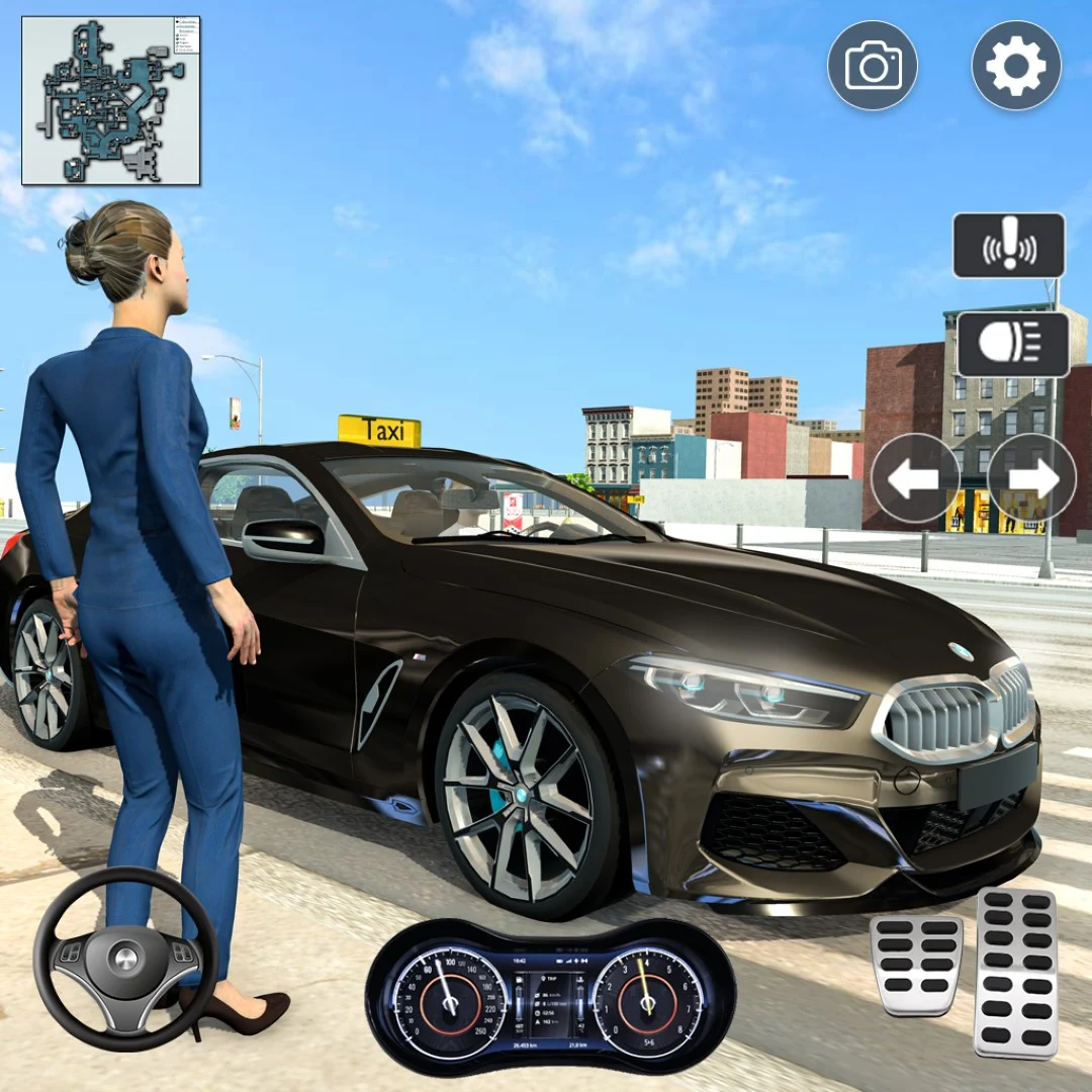 Grand Taxi simulator 3D game screenshot
