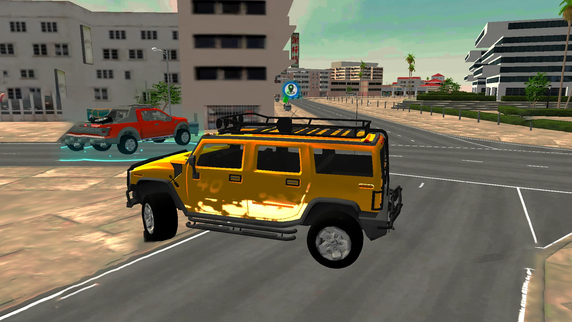 Grand Taxi simulator 3D game screenshot